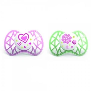 Пустушка Nuvita Air 6м+ 2шт. для дівчинки (NV7080Pink) зображення 1