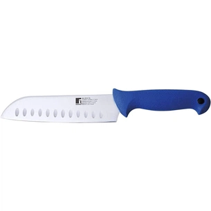 Кухонний ніж Bergner Professional color Сантоку 17,5 см (BG-39141-BL) зображення 1