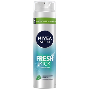 Гель для гоління Nivea Men Fresh Kick 200 мл (4005900843319) изображение 1