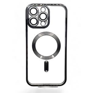 Чохол до мобільного телефона BeCover TPU Chrome Case (MagSafe) для Apple iPhone 16 Pro Max Black (712085) зображення 1