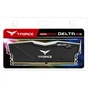 Модуль пам'яті для комп'ютера DDR4 4GB 2666 MHz T-Force Delta Black RGB Team (TF3D44G2666HC15B01) - зменшене зображення 4