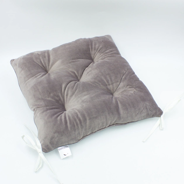 Подушка на стілець MirSon 28-0005 Ashen Velvet 50х50 см (2200006275770) - picture 2