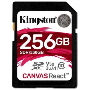 Карта пам'яті Kingston 256GB SDXC class 10 UHS-1 U3 (SDR/256GB) зображення 1