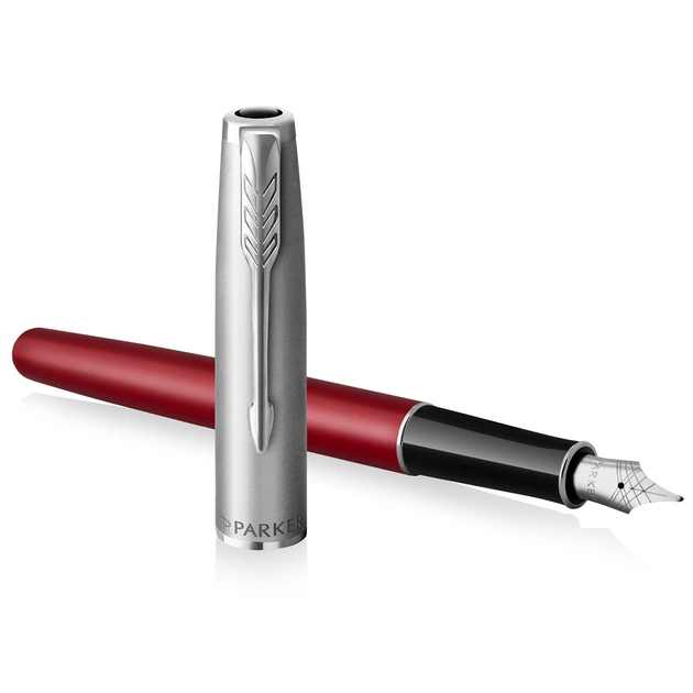 Ручка пір'яна Parker SONNET 17 Essentials Metal Red Lacquer CT FP F (83 611) - изображение 3