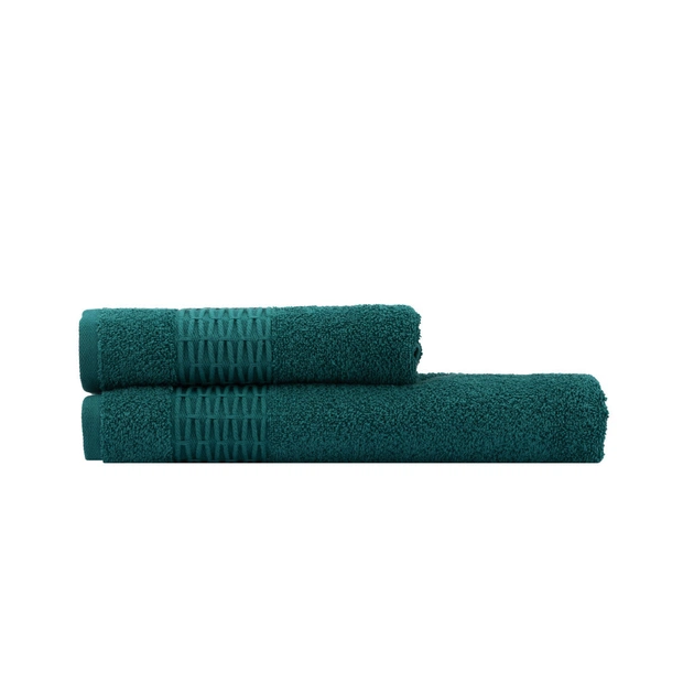 Рушник Ardesto набір махрових Lotus 2 шт 50х90см, 70х140см, 100% бавовна, смарагд (ART2357EM) - зображення 8