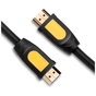 Кабель мультимедійний HDMI to HDMI 5.0m V1.4 HD101 Ugreen (10167) - зменшене зображення 2