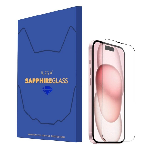 Скло захисне iLera Sapphire Ultra + Glass iPhone 15 (ILSPDL15) - зображення 1