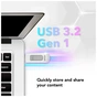 USB флеш накопичувач Lexar 64GB V100 USB 3 (LJDV100-64GABGY) - зменшене зображення 5