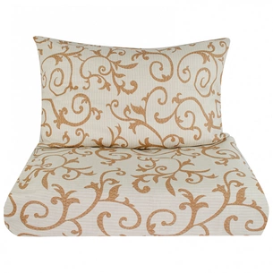 Постільна білизна Home Line Вензель карамель бязь полуторний (156301) зображення 1