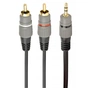 Кабель мультимедійний 3.5mm M to 2xRCA M 2.5m Cablexpert (CCA-352-2.5M) - зменшене зображення 1