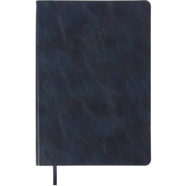 Книга записная Buromax BELLAGIO, А5, 96 листов, клетка, синий (BM.295118-02) - изображение 1