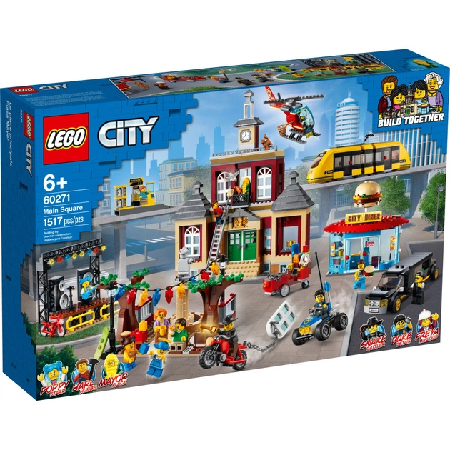 Конструктор LEGO City Міська площа 1517 деталей (60271) - изображение 1