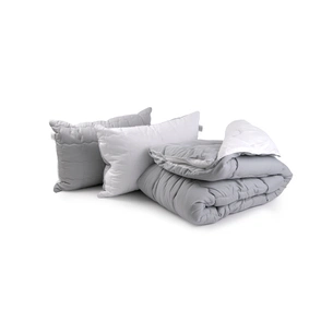 Ковдра Руно Grey White + 2 подушки 50х70, 200 х 220 (925.52_Grey White) зображення 1