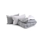 Ковдра Руно Grey White + 2 подушки 50х70, 200 х 220 (925.52_Grey White) - зменшене зображення 1