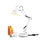 Настільна лампа Євросвітло Ridy-027 E27 біла - зменшене зображення 1