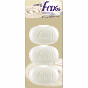 Тверде мило Fax Крем 3 х 115 г (8690506391409) зображення 1