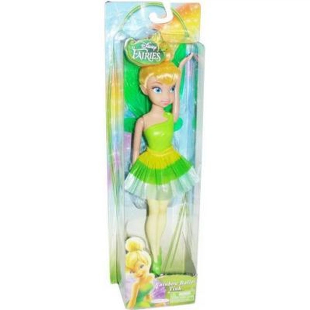 Лялька Disney Fairies Jakks Фея Дзвіночок Райдужні балерини (49155) - зображення 1