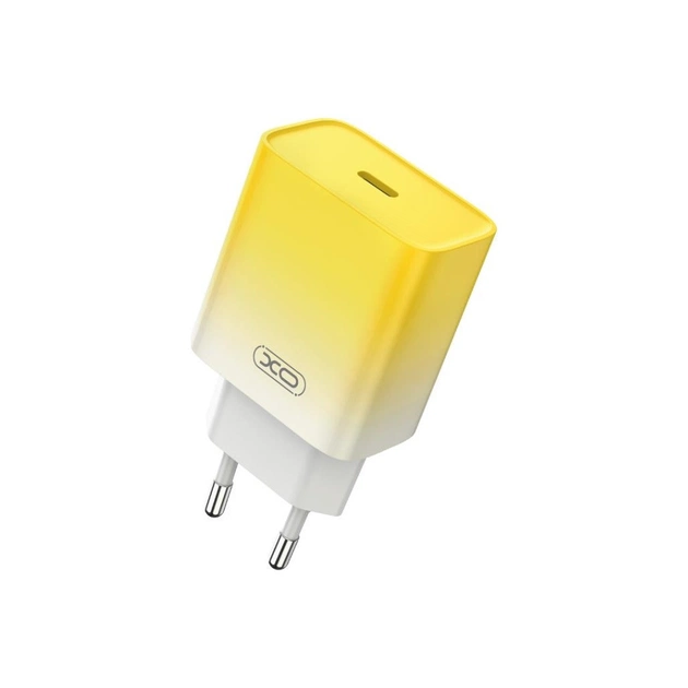 Зарядний пристрій XO CE18 PD30W USB-C Yellow (XO-CE18-YEL) - зображення 1