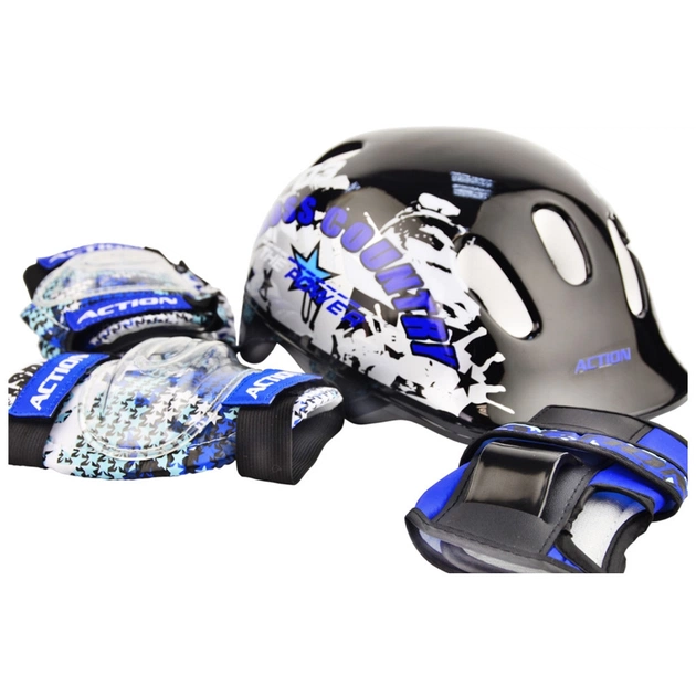 Роликові ковзани Action Zero Комплект Синій 30-33 (PW117CE308905/30-33) - picture 10