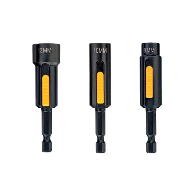 Головка магнітна DeWALT торцевих магнітних EXTREME IMPACT 1/4", 8, 10, 13 мм (DT7460) - picture 1