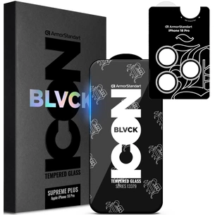 Стекло защитное Armorstandart Supreme Plus Black Icon Apple iPhone 18 Pro (ARM91941) изображение 1