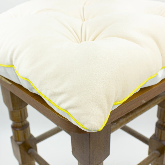 Подушка на стілець MirSon 28-0004 Cream Velvet 40х50 см (2200006275749) - picture 4