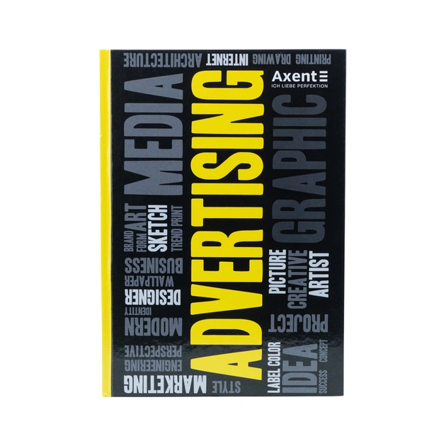Канцелярская книга Axent Colors А4, 80 листов, клетка, желтая (8421-06-A) - изображение 1