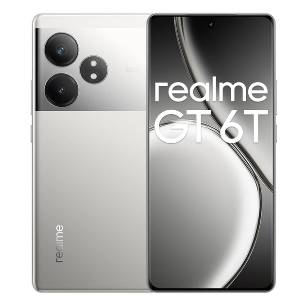 Мобільний телефон realme GT 6T 8/256GB Fluid Silver - изображение 1