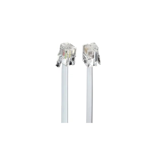 Патч-корд телефонний 10м RJ11 (6P4C) Cablexpert (TC6P4C-10M) зображення 1