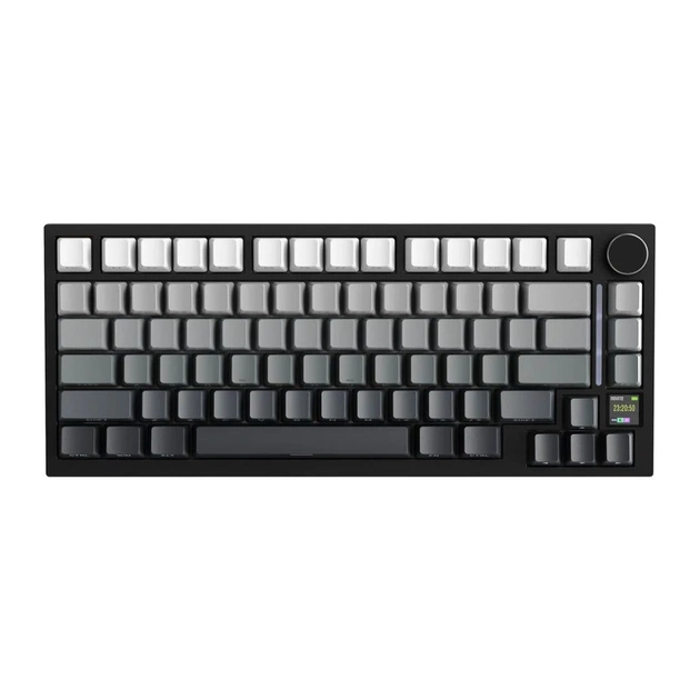Клавіатура Attack Shark X820 Ultra RGB Wireless/Bluetooth/USB UA White/Purple (X820ULTRASA_AS) - зображення 1
