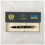 Ручка кулькова Parker IM 17 ARMY Black GT BP Емблема ЗСУ + Тризуб ЗСУ золото (22032_W1015u) - уменьшенное изображение 4
