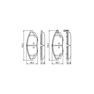 Гальмівні колодки Bosch 0 986 494 684 зображення 1