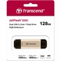 USB флеш накопичувач Transcend 128GB JetFlash 930 Gold-Black USB 3.2/Type-C (TS128GJF930C) - зменшене зображення 8