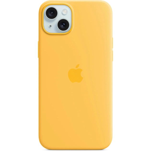 Чохол до мобільного телефона Apple iPhone 15 Plus Silicone Case with MagSafe - Sunshine, Model A3124 (MWNF3ZM/A) - изображение 1