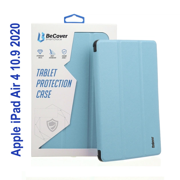 Чохол до планшета BeCover Direct Charge Pen mount Pencil Apple iPad Air 4 10.9 2020/2022 Light Blue (706796) - изображение 1