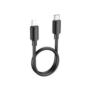 Дата кабель USB-C to Lightning 0.25m Hyper PD X96 black HOCO (6942007609364) зображення 1