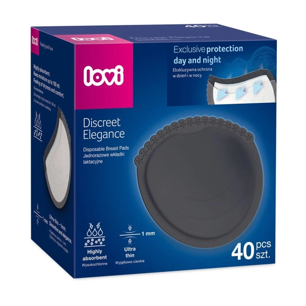 Вкладыш для бюстгальтера Lovi Discreet Elegance 40 шт. чорні (19/612) - изображение 1