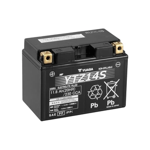 Акумулятор автомобільний Yuasa 12V 11,8Ah High Performance MF VRLA Battery (YTZ14S) зображення 1