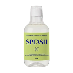 Ополаскиватель для полости рта Splash Mint And Lemongrass Со вкусом мяты и лемонграса 300 мл (4820266832247) изображение 1