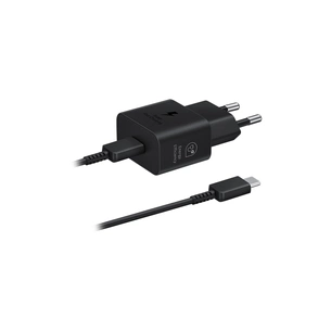 Зарядний пристрій Samsung 25W Power Adapter (w C to C Cable) Black (EP-T2510XBEGEU) зображення 1
