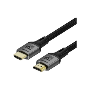 Кабель мультимедійний HDMI M to HDMI M 2.0m V2.1 8K black ColorWay (CW-CBHD088-BK) picture 1