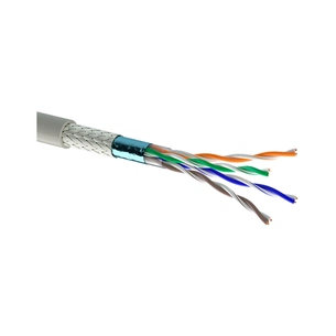 Кабель мережевий OK-Net SFTP 305м cat.5e LSFROH (SF/UTP-cat.5E LSFROH) (КПВнг-HFЭО-ВП (200) 4*2*0,51) изображение 1