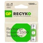 Акумулятори GP Recyko AA/HR06 NI-MH 1300 mAh BL 4 шт - зменшене зображення 1