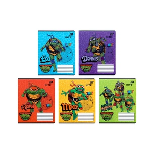 Тетрадь Kite Ninja Turtles, 12 листов, линия (NT26-234) изображение 1
