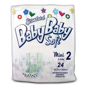 Підгузки BabyBaby Soft Standard Mini 2 (3-6 кг) 24 шт (8588004865587) зображення 1