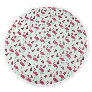 Рушник MirSon пляжний №5077 Summer Time Menthol Flamigo 150x150 см (2200003947854) зображення 1