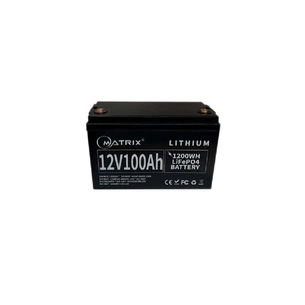 Батарея LiFePo4 Matrix 12.8V-100Ah 1,28kWh (MLR 12100) изображение 1