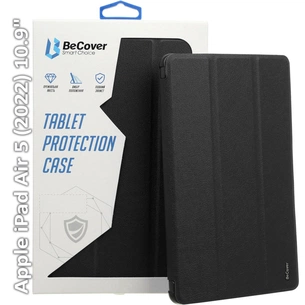 Чохол до планшета BeCover Tri Fold Hard Apple iPad Air (4/5) 2020/2022 10.9" Black (709661) (709661) зображення 1