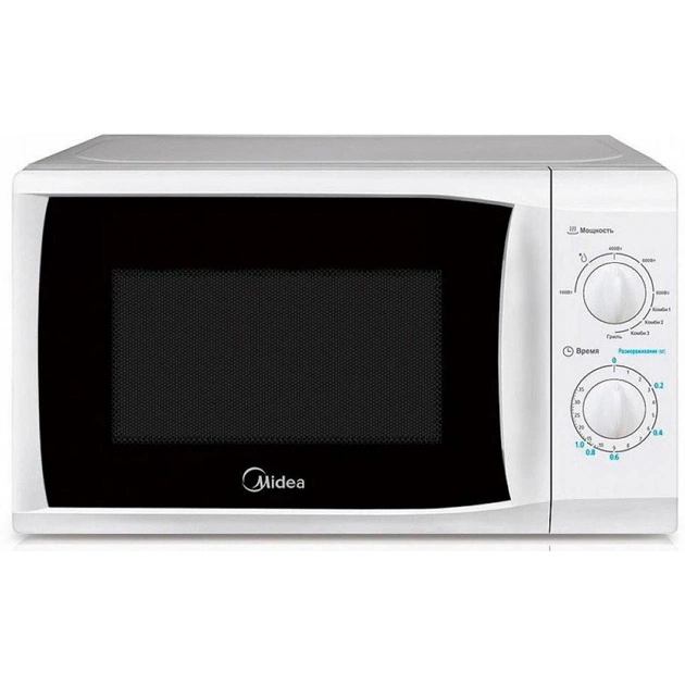 Мікрохвильова піч Midea MG820CFB-W - зображення 1
