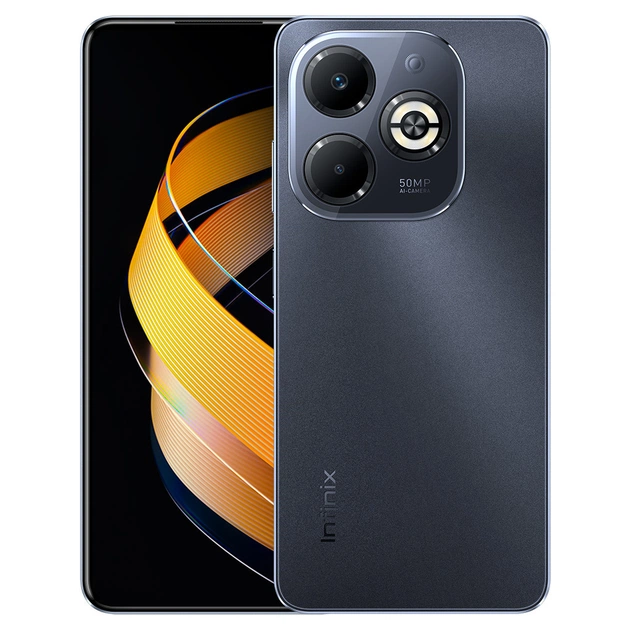 Мобільний телефон Infinix Smart 8 Plus 4/128Gb Timber Black (4894947011993) - зображення 1